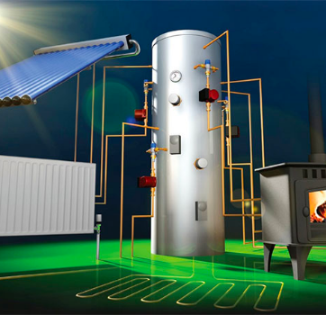 Green Energy Compact Solar Thermal Heat Pipe System